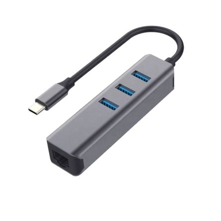 Exsys 3 Port USB 3.2 USB A, USB C  Hub, USB Bus Powered, 90 x 39 x 20mm [EX-1133-N-3]; 217-848