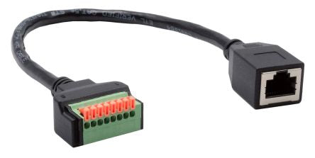 Exsys RJ45 Female to Terminal Block Female Adapter [EX-49120]; 217-858