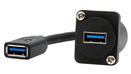 Exsys USB 3.2 USB A Female to USB A Female Adapter [EX-49165]; 217-869