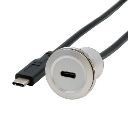 Exsys USB 3.2 USB C Female to USB C Male Adapter [EX-49183]; 217-872