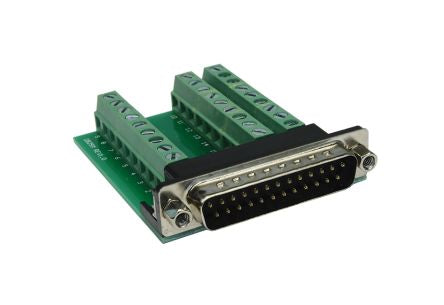 Exsys D-Sub 25-Pin Male Male to Terminal Block Adapter [EX-49025]; 217-903