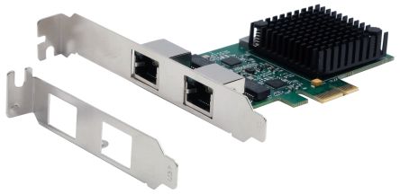 Exsys 2 Port PCIe RJ45 Network Card, 10/100/1000/2500Mbit/s [EX-60112]; 217-915