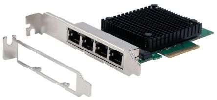 Exsys 4 Port PCIe RJ45 Network Card, 10/100/1000/2500Mbit/s [EX-60114]; 217-916