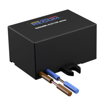 Recom Power Supply, RAC04NE-05SK/277/W, 5V dc, 800mA, 4W, 1 Output, 85 → 305V ac Input Voltage [RAC04NE-05SK/277/W]; 218-990