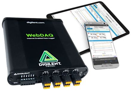 Digilent WebDAQ 904 I/O Sensor Data Logger, WebDAQ-Web, 4 Input Channel(s) [6069-410-007-1]; 219-250