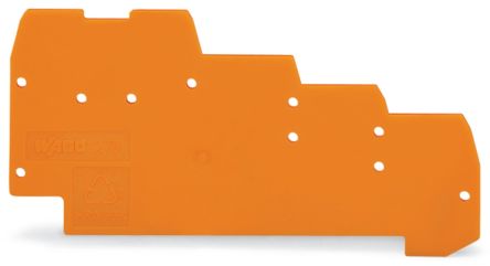 WAGO 270 Series End And Intermediate Plate for Use with Quadruple Deck Terminal Blocks [270-320]; 220-501