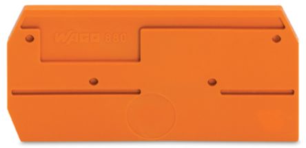 WAGO 880 Series End And Intermediate Plate for Use with Rail Mount Terminal Blocks [880-328]; 220-506