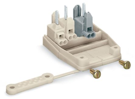 WAGO 277 Series Male Lighting Connector, 5-Pole, Male, 5-Way, Plug-In Mount, 10A [277-128]; 220-905