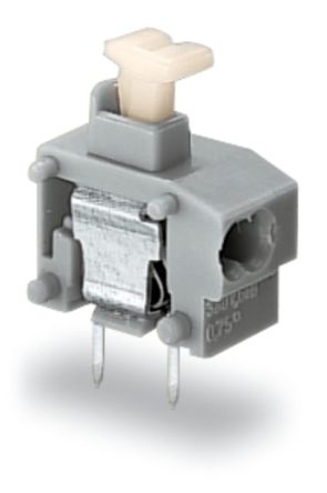 WAGO 235 Series PCB Terminal Block, 1-Contact, 7.5/7.62mm Pitch, Through Hole Mount, 1-Row, Push Wire Termination [235-551/333-000]; 221-120