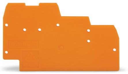 WAGO 270 Series End And Intermediate Plate for Use with Triple Deck Terminal Blocks [270-321]; 221-122