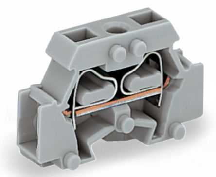 WAGO 261-411 261 Series Grey, 2.5mm², 1-Level, Cage Clamp Termination [261-411]; 221-127