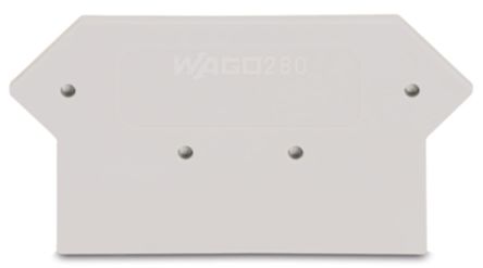 WAGO 280 Series End And Intermediate Plate for Use with Rail Mount Terminal Blocks [280-362]; 221-149