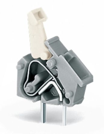 WAGO 256 Series PCB Connector, 1-Contact, 5/5.08mm Pitch, Through Hole Mount, 1-Row, Cage Clamp Termination [256-740]; 221-209