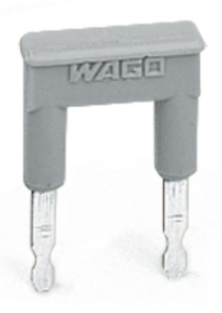 WAGO 280 Series Jumper for Use with Rail Mount Terminal Blocks, 24A [280-492]; 221-236