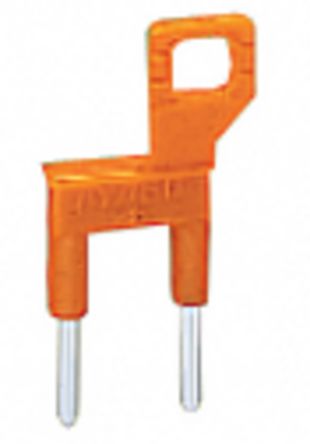 WAGO 280 Series Jumper for Use with Rail Mount Terminal Blocks, 24A [280-494]; 221-362