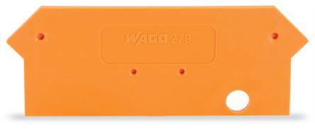 WAGO 279 Series End And Intermediate Plate for Use with Rail Mount Terminal Blocks [279-317]; 221-414