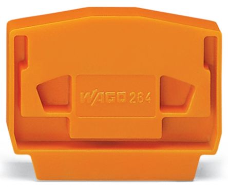 WAGO 264 Series End And Intermediate Plate for Use with Rail Mount Terminal Blocks [264-370]; 221-453