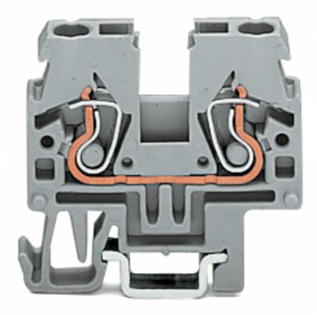 WAGO 870-911 870 Series Grey, 2.5mm², 1-Level, Cage Clamp Termination [870-911]; 221-482