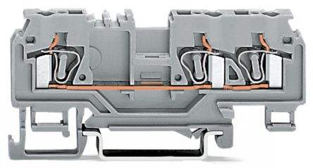WAGO 880-662 880 Series Orange, 4mm², 1-Level, Cage Clamp Termination [880-662]; 221-489