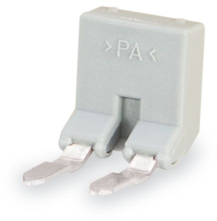 WAGO 261 Series Jumper for Use with Rail Mount Terminal Blocks, 16A [261-402]; 221-491