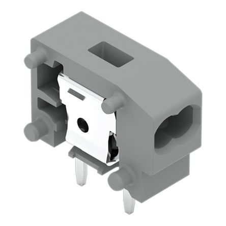 WAGO 235 Series PCB Terminal Block, 1-Contact, 5/5.08mm Pitch, Through Hole Mount, 1-Row, Push Wire Termination [235-716]; 221-499