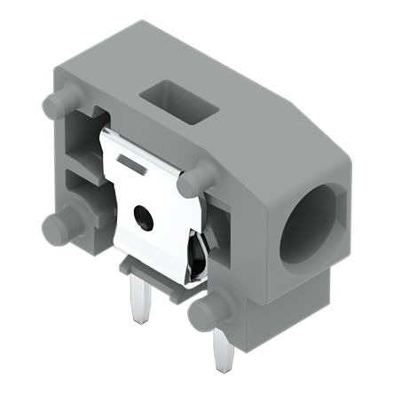 WAGO 235 Series PCB Terminal Block, 1-Contact, 5/5.08mm Pitch, Through Hole Mount, 1-Row, Push In Termination [235-742]; 221-501