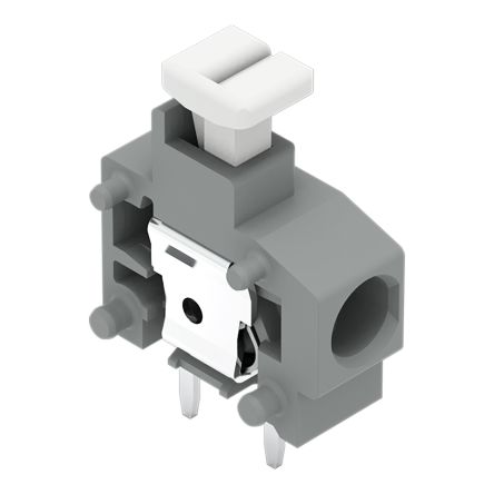 WAGO 235 Series PCB Terminal Block, 1-Contact, 5/5.08mm Pitch, Through Hole Mount, 1-Row, Push-In Cage Clamp Termination [235-742/331-000]; 221-515
