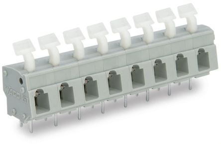 WAGO 257 Series PCB Connector, 6-Contact, 7.5/7.62mm Pitch, Through Hole Mount, 1-Row, Push In Termination [257-556]; 221-640