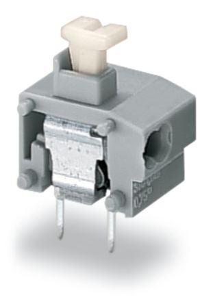 WAGO 235 Series PCB Terminal Block, 1-Contact, 10/10.16mm Pitch, Through Hole Mount, 1-Row, Push In Termination [235-851/332-000]; 221-665