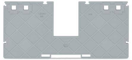 WAGO 885 Series Seperator Plate With Jumper Bar for Use with Rail Mount Terminal Blocks [885-550]; 221-694