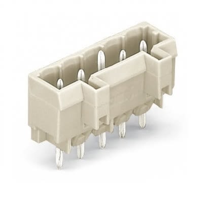 WAGO 721 Series Straight Through Hole Header, 8 Contact(s), 5 mm Pitch, 1 Row(s), Shrouded [721-138/001-000]; 222-353