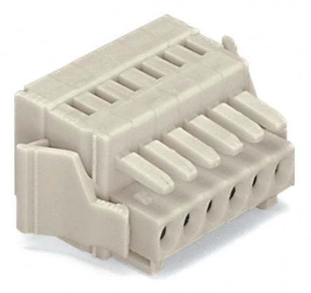 WAGO 734 Series Female Lighting Connector, 10-Pole, Female, 10-Way, Plug-In Mount, 10A [734-110/037-000]; 222-371