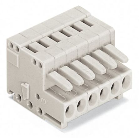 WAGO 734 Series Female Lighting Connector, 14-Pole, Female, 14-Way, Plug-In Mount, 10A [734-114]; 222-380
