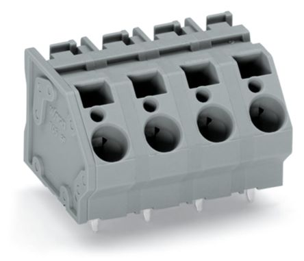 WAGO 745 Series PCB Connector, 9-Contact, 10mm Pitch, Through Hole Mount, 1-Row, Cage Clamp Termination [745-1359]; 222-484