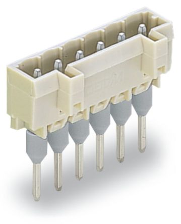 WAGO 721 Series Pluggable Connectors for Use with Rail Mount Terminal Blocks, 16A [721-166/003-000]; 222-526