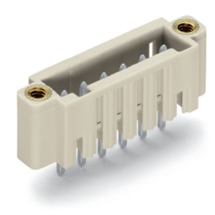 WAGO 734 Series Straight Through Hole Header, 3 Contact(s), 3.5 mm Pitch, 1 Row(s), Shrouded [734-133/108-000]; 222-563