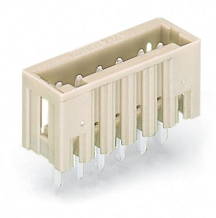 WAGO 734 Series Straight Through Hole Header, 4 Contact(s), 3.5 mm Pitch, 1 Row(s), Shrouded [734-134]; 222-564