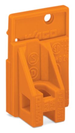 WAGO 741 Series End Plate for Use with Rail Mount Terminal Blocks [741-916]; 222-619