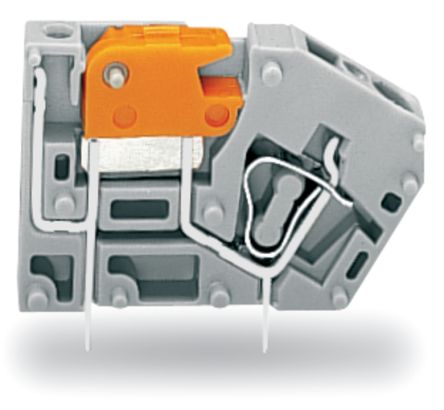 WAGO 742 Series PCB Connector, 1-Contact, 5mm Pitch, Through Hole Mount, 3-Row, Cage Clamp Termination [742-101]; 222-621