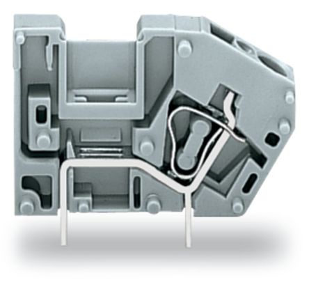WAGO 742 Series PCB Connector, 1-Contact, 5mm Pitch, Through Hole Mount, 3-Row, Cage Clamp Termination [742-121]; 222-627