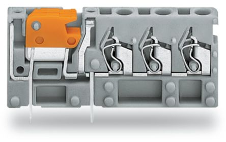 WAGO 742 Series PCB Connector, 1-Contact, 5mm Pitch, Through Hole Mount, 3-Row, Cage Clamp Termination [742-153]; 222-637