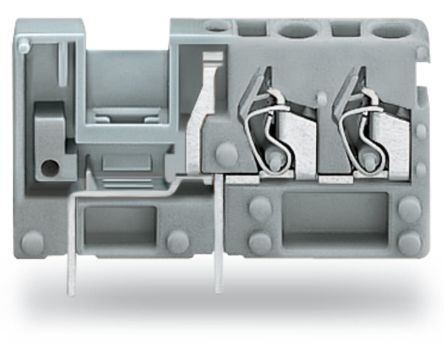 WAGO 742 Series PCB Connector, 1-Contact, 5mm Pitch, Through Hole Mount, 3-Row, Cage Clamp Termination [742-171]; 222-647