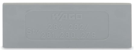 WAGO 281 Series Step Down Intermediate Plate for Use with Rail Mount Terminal Blocks [281-333]; 222-798