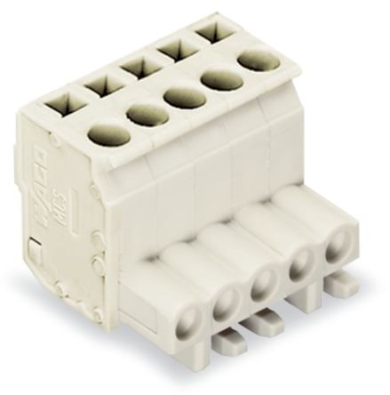 WAGO 722 Series Connector, 6P-Pole, Female, 6-Way, 14A [722-106/026-000]; 222-830