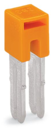 WAGO 282 Series Jumper for Use with Rail Mount Terminal Blocks, 41A [282-424]; 222-959
