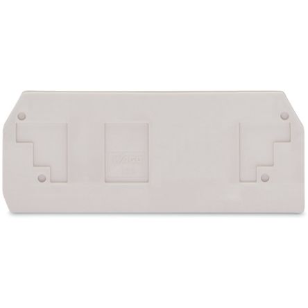 WAGO 283 Series End And Intermediate Plate for Use with Rail Mount Terminal Blocks [283-330]; 222-974