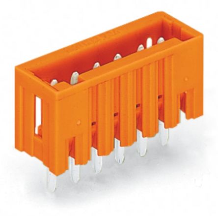 WAGO 734 Series Straight Through Hole Header, 2 Contact(s), 3.5 mm Pitch, 1 Row(s), Shrouded [734-232]; 223-132