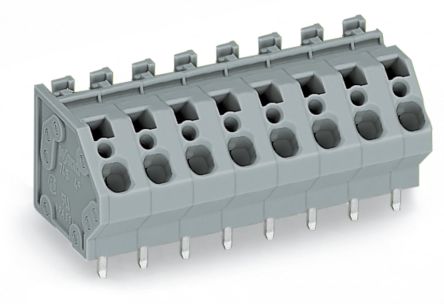 WAGO 745 Series PCB Connector, 2-Contact, 7.5mm Pitch, Through Hole Mount, 1-Row, Cage Clamp Termination [745-152]; 223-166