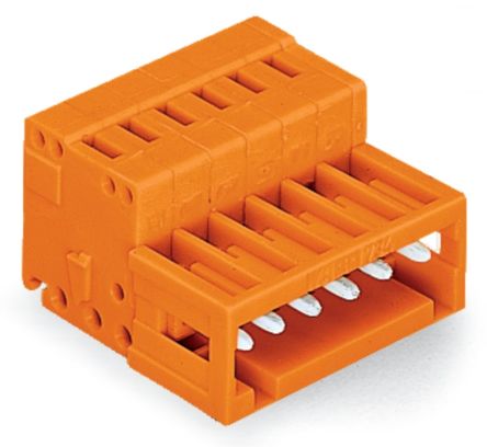 WAGO 734 Series Male Lighting Connector, 2-Pole, Male, 2-Way, Plug-In Mount, 10A [734-332]; 223-255