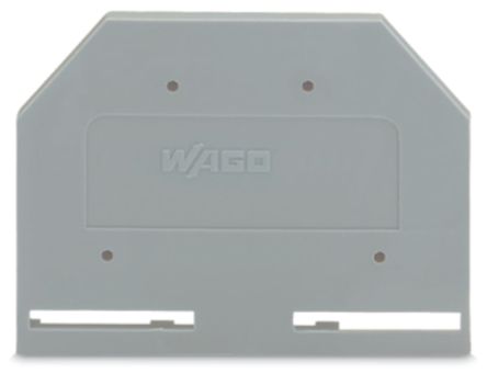 WAGO 281 Series End And Intermediate Plate for Use with Rail Mount Terminal Blocks [281-301]; 223-358
